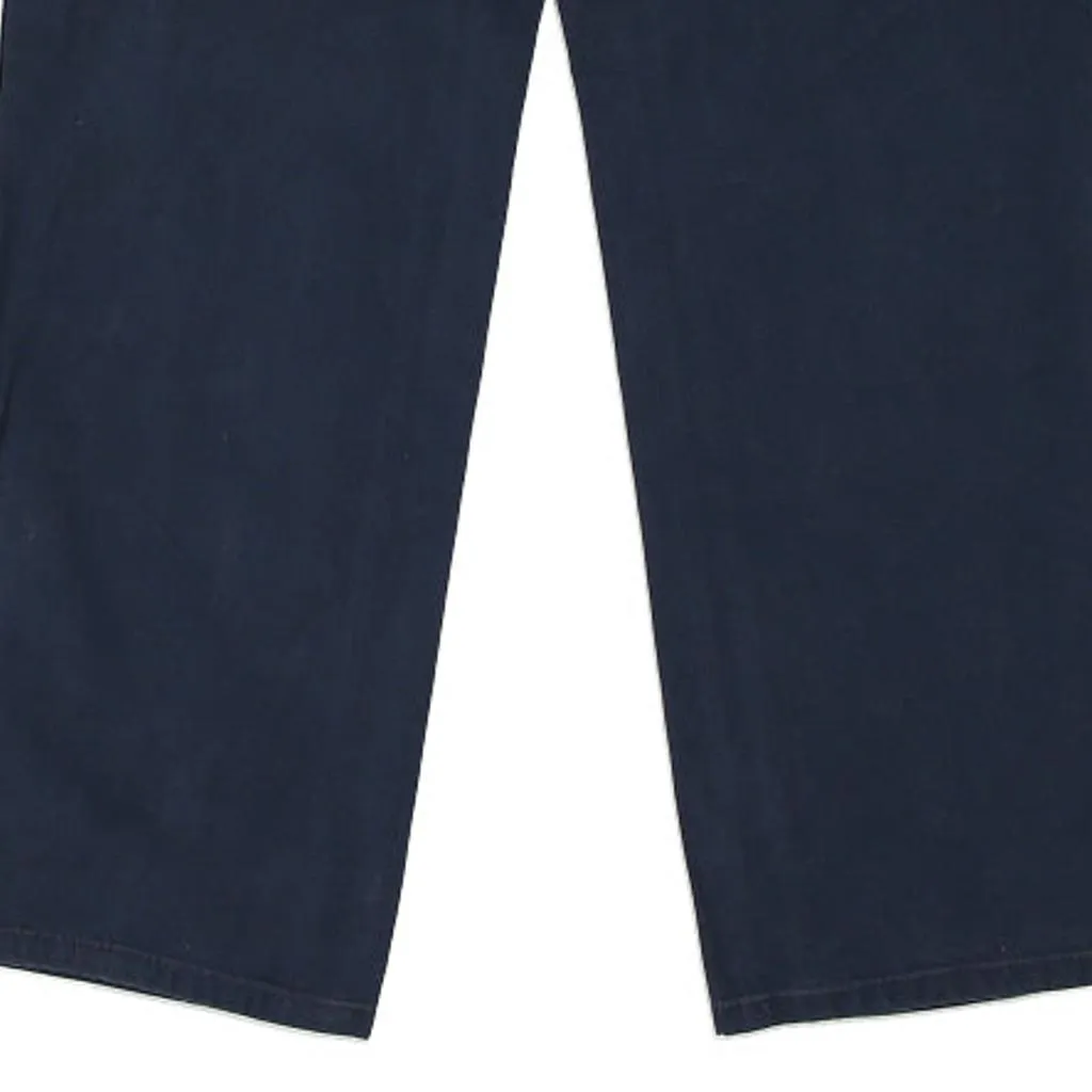 Carhartt Carpenter Trousers - 32W UK 12 Navy Cotton