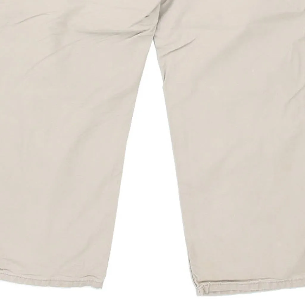 Carhartt Carpenter Trousers - 36W 30L Beige Cotton