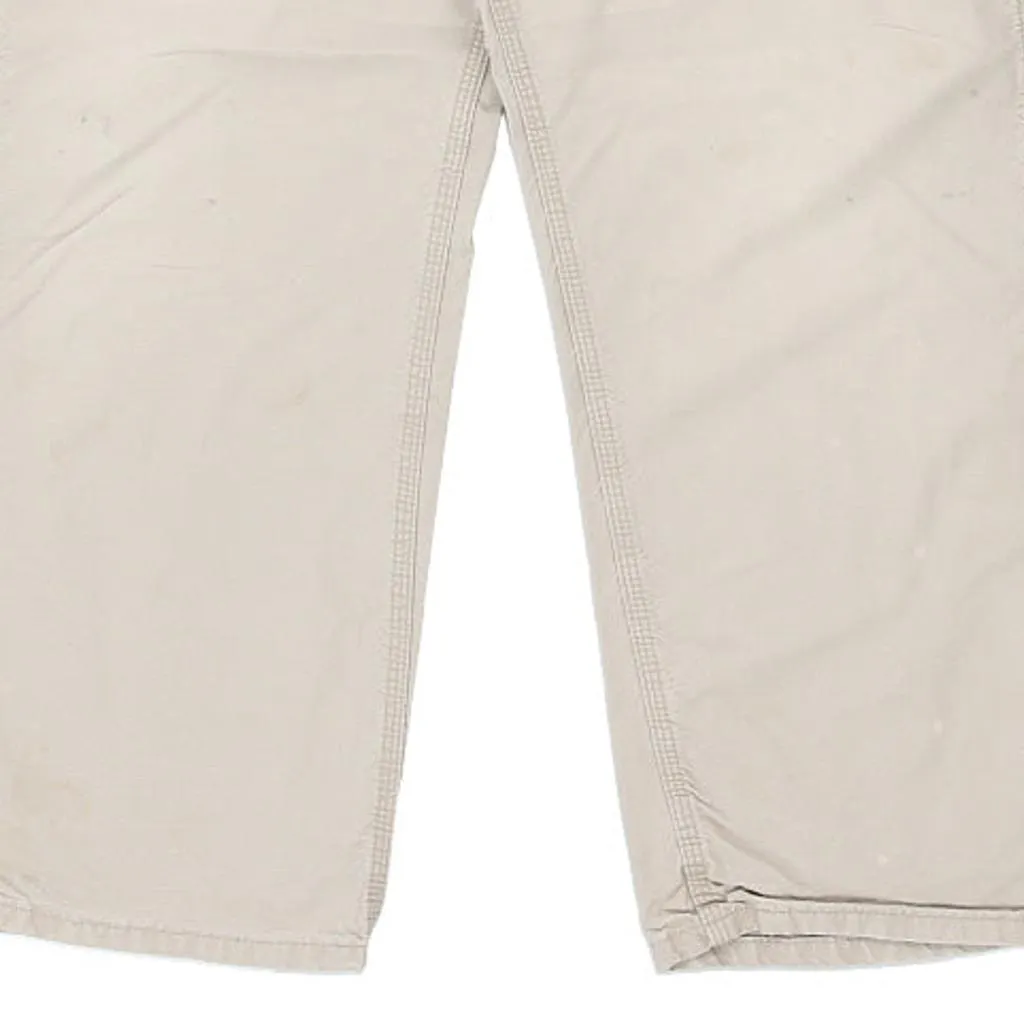 Carhartt Carpenter Trousers - 36W 30L Beige Cotton