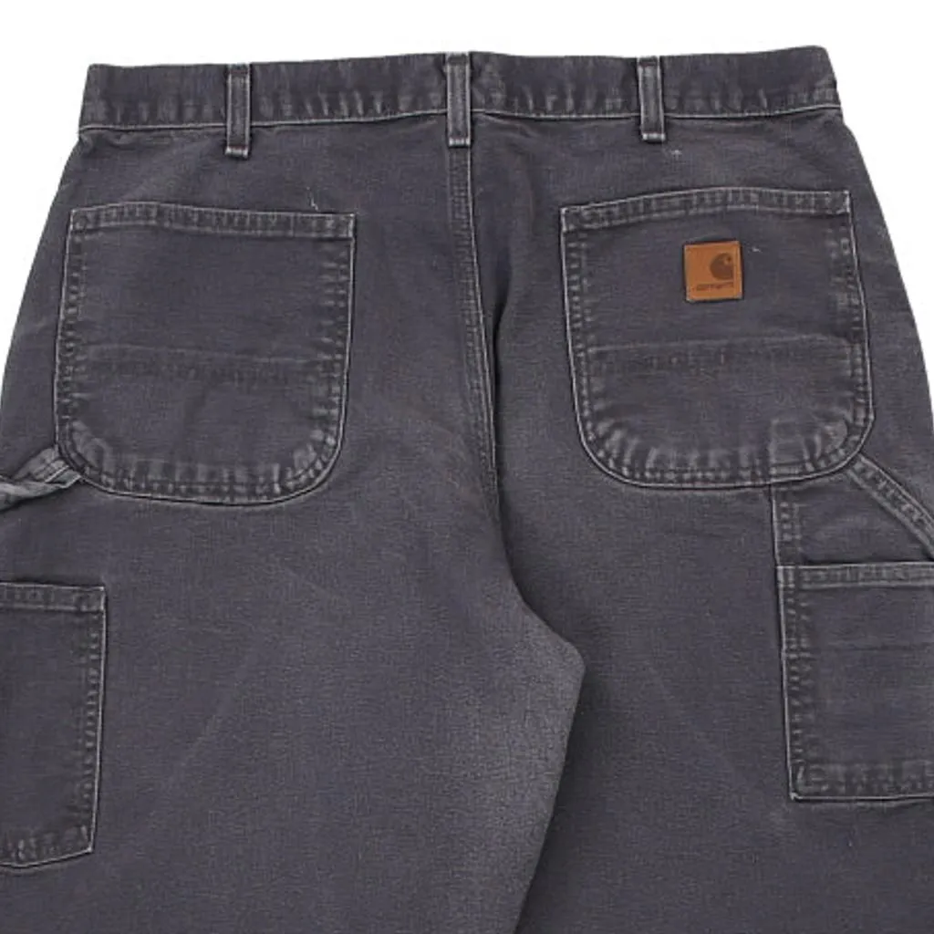 Carhartt Carpenter Trousers - 36W 32L Grey Cotton