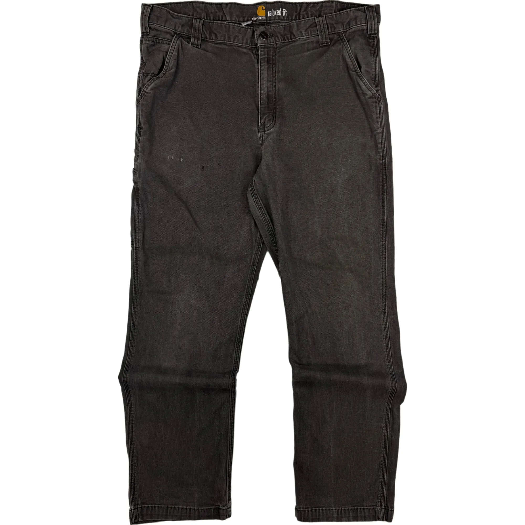 Carhartt Relaxed Fit Workwear Carpenter Trousers Dark Grey