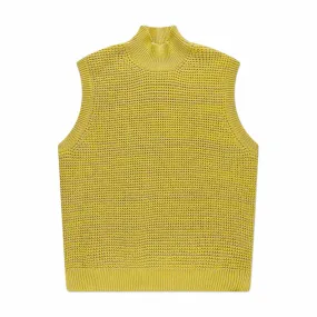 cav empt mix colour waffle vest (yellow)