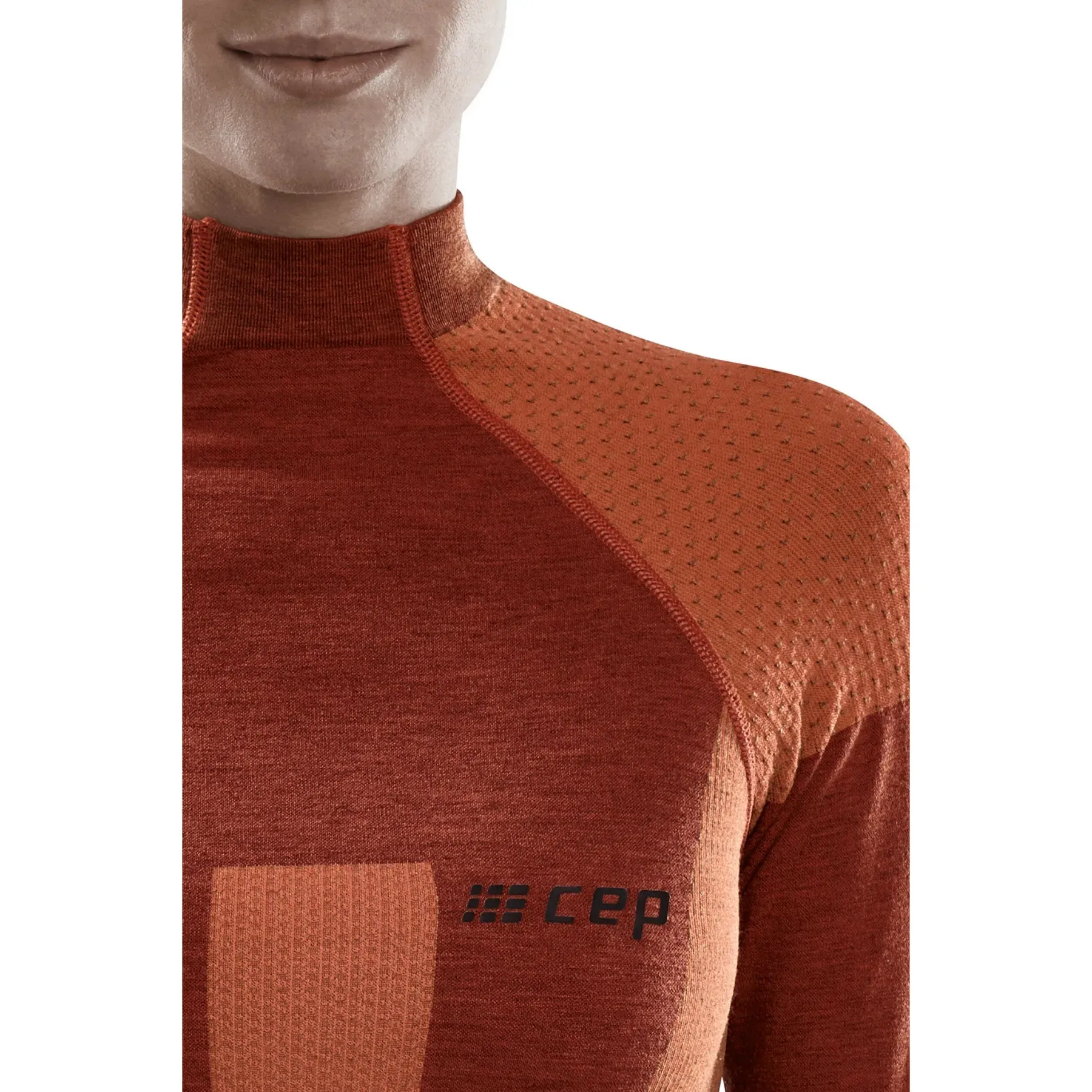 CEP | Ski | Touring Base Shirt | Women's | Dark Orange