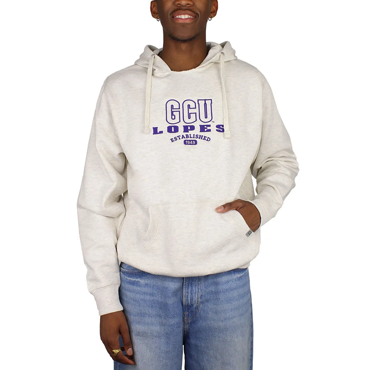 CI Sport Men's Heathered White GCU Lopes Hoodie