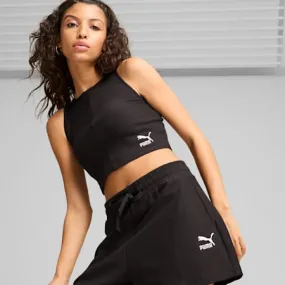 CLASSICS Ribbed Women's Crop Top | PUMA Black | PUMA Shop All Puma | PUMA 