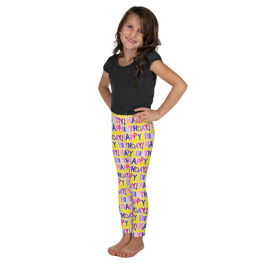 Colorful Birthday Kid's Leggings