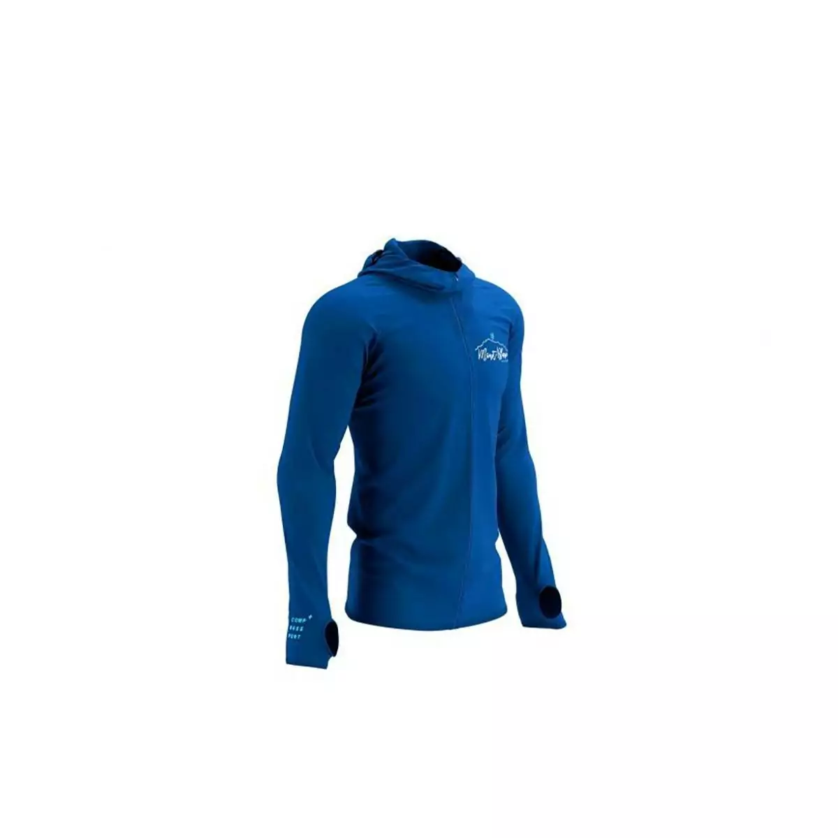 Compressport 3D Thermo Seamless Hoodie Zip - Mont Blanc 2022