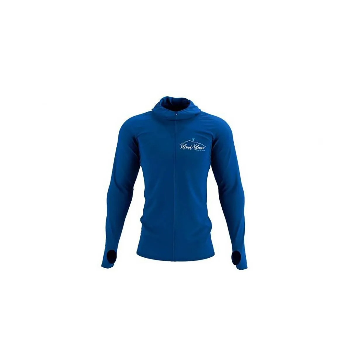 Compressport 3D Thermo Seamless Hoodie Zip - Mont Blanc 2022