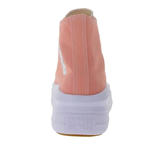 Converse Chuck Taylor All Star Move baskets montantes femme à semelle plateforme A03544C rose