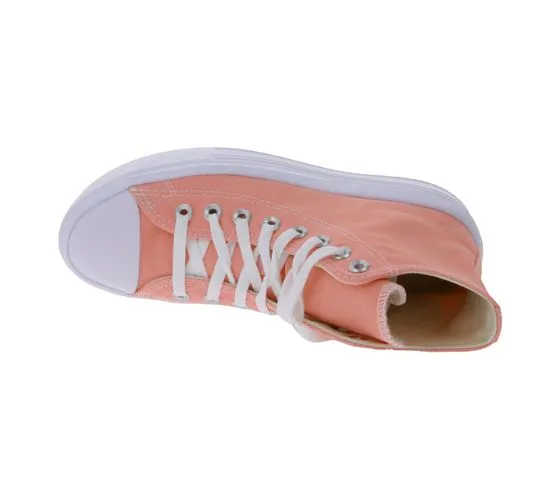 Converse Chuck Taylor All Star Move baskets montantes femme à semelle plateforme A03544C rose