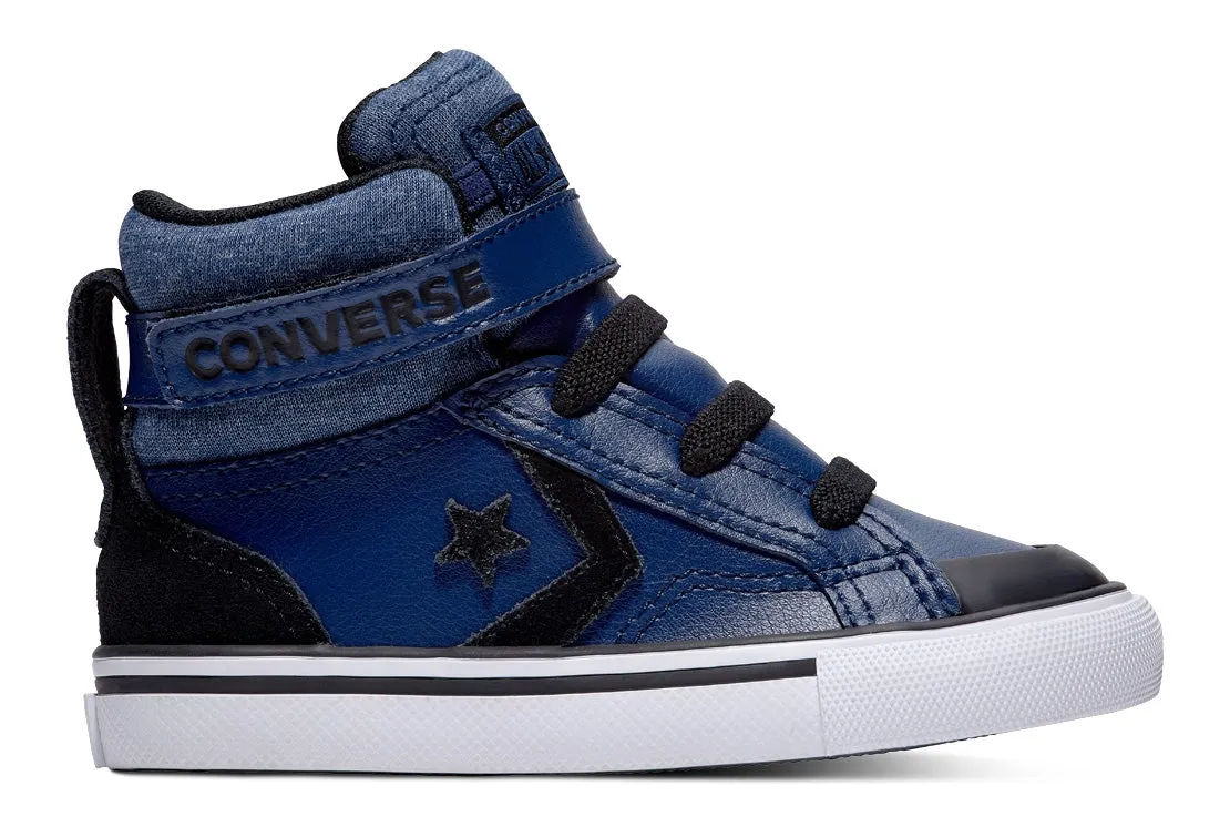 Converse Pro Blaze Strap Toddler Hi Top Navy/Black/White