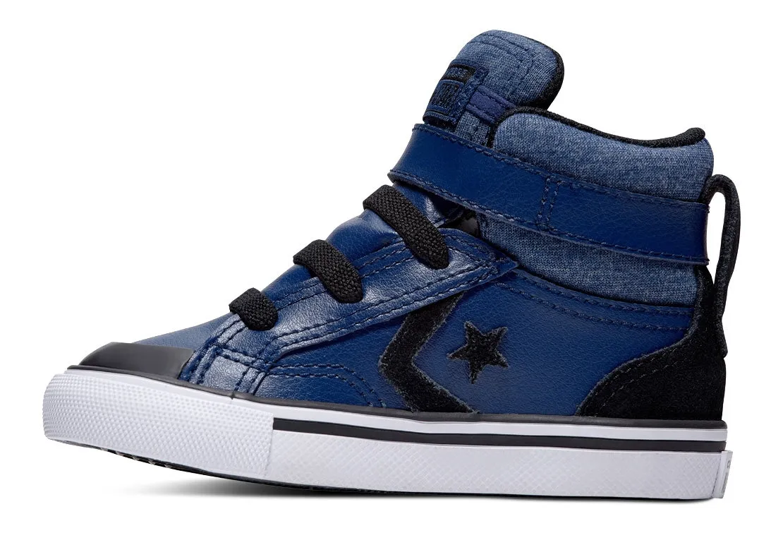 Converse Pro Blaze Strap Toddler Hi Top Navy/Black/White