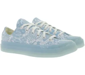 Converse x Golf Wang Chaussures basses cool baskets en cuir véritable Chuck 70 Ox Bleu/Blanc