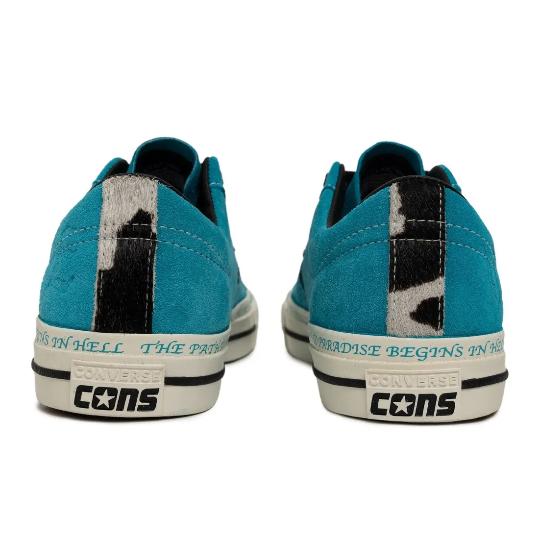 Converse x Sean Pablo Men One Star Pro Ox (blue / rapid teal / black / egret)