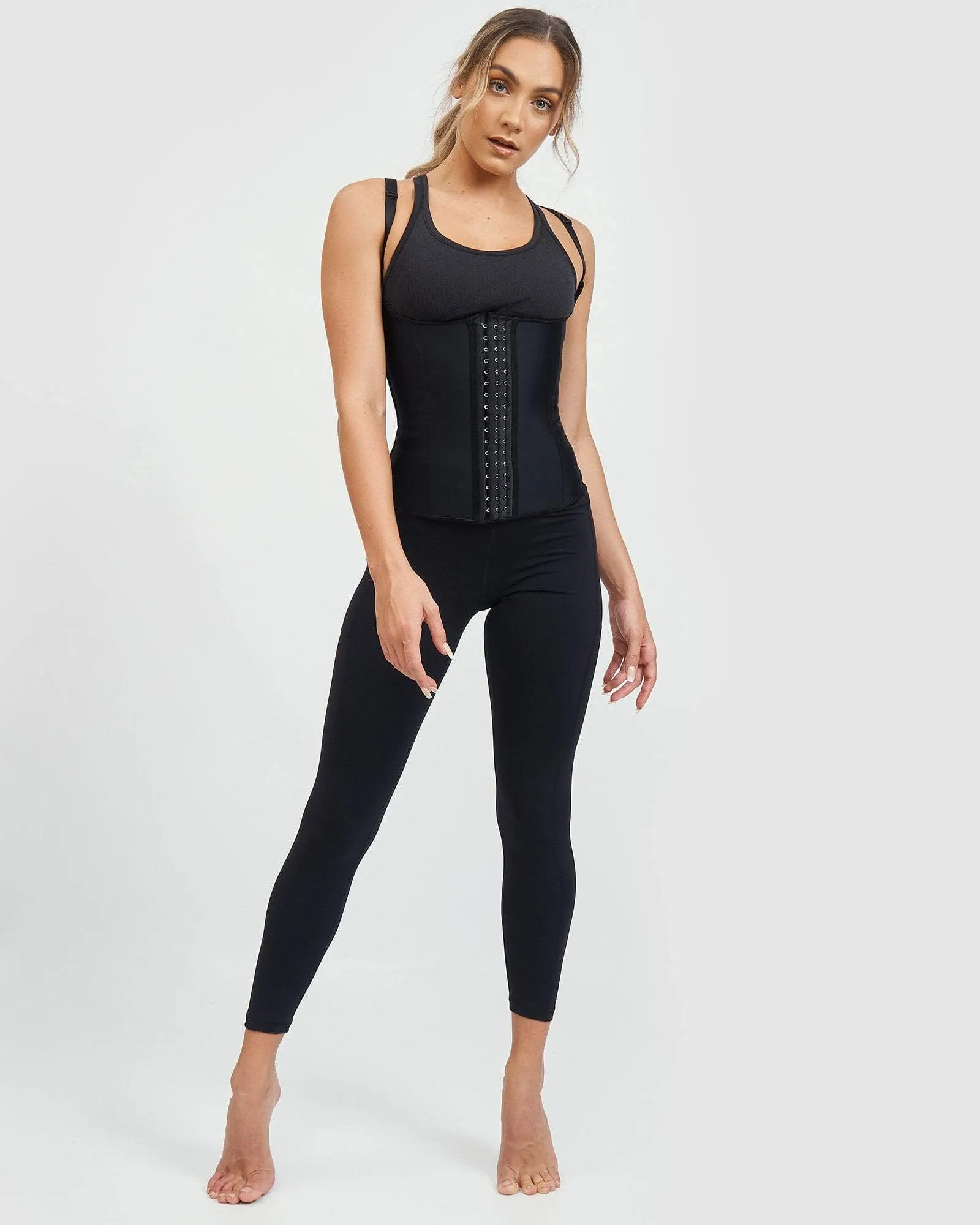 Core Trainer Vest With Adjustable Straps Black