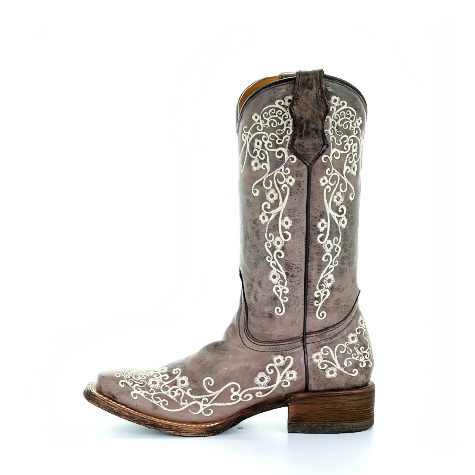 Corral Brown Crater Embroidery Western Boot