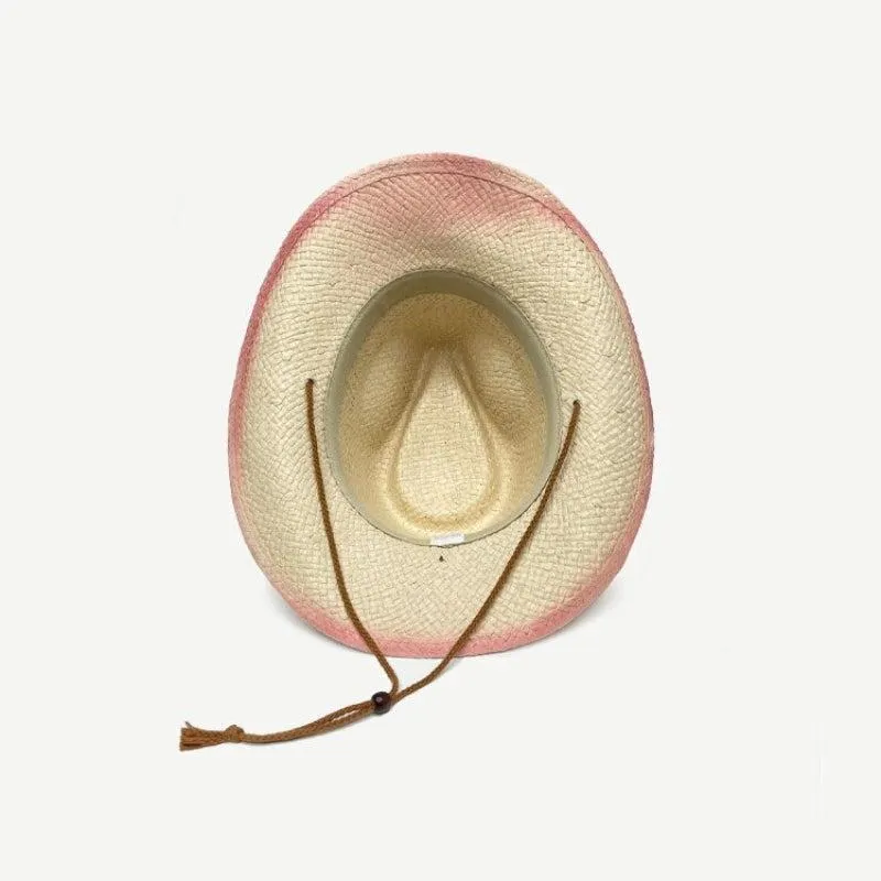 Cowgirl Adjustable Woven Straw Hat