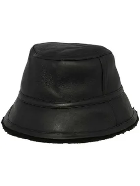 Curly Merino Bucket Hat - Noir