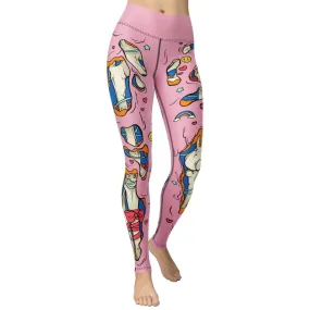 Cute Zombie Yoga Leggings