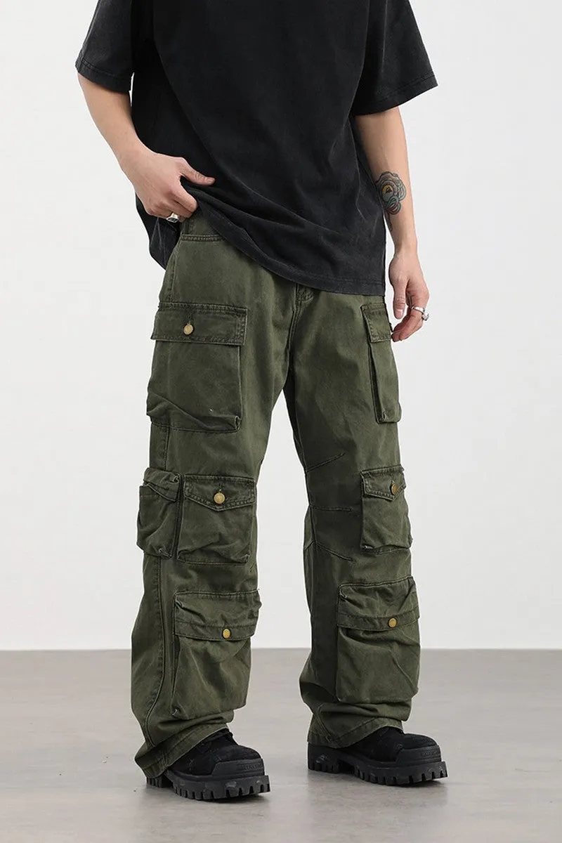 CZ Multi Pocket Oversized Straight Trousers