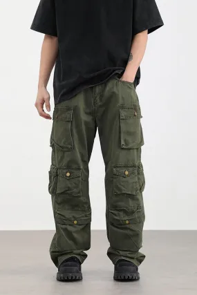 CZ Multi Pocket Oversized Straight Trousers