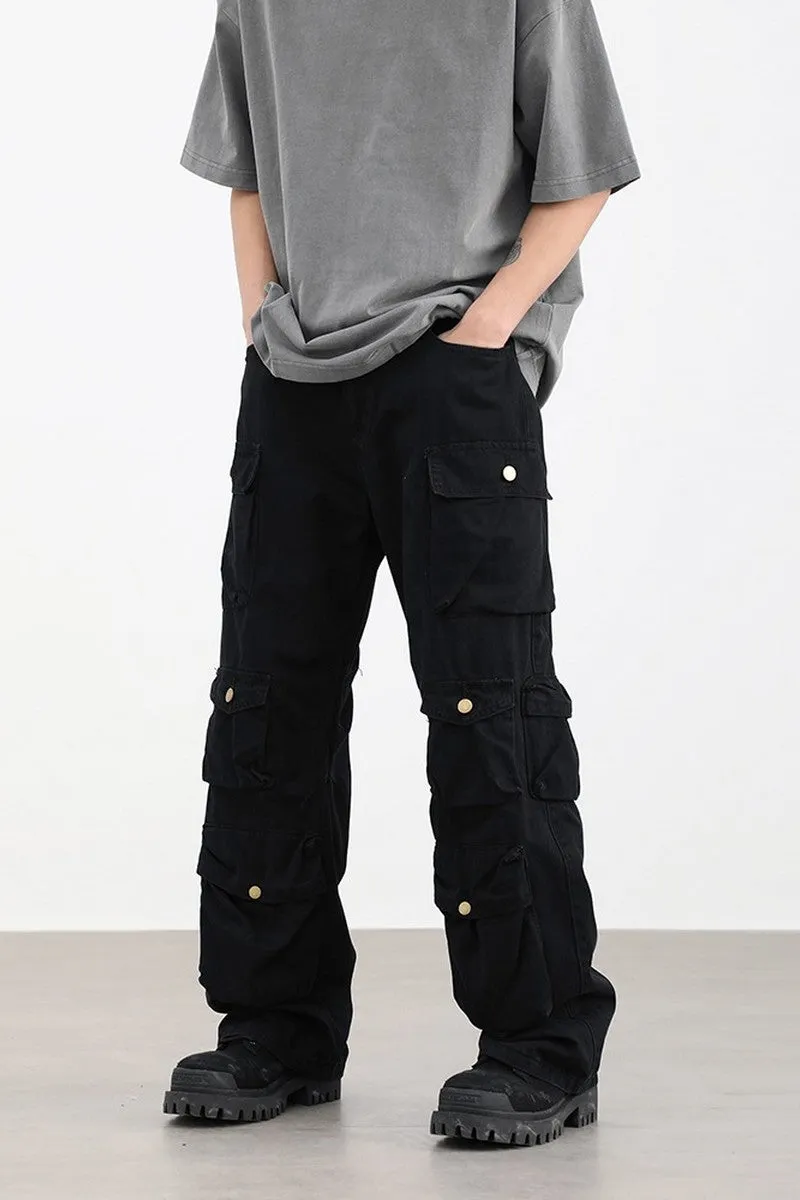 CZ Multi Pocket Oversized Straight Trousers