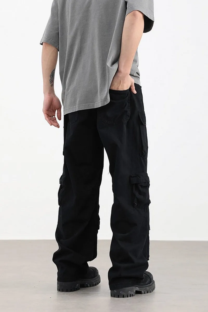 CZ Multi Pocket Oversized Straight Trousers