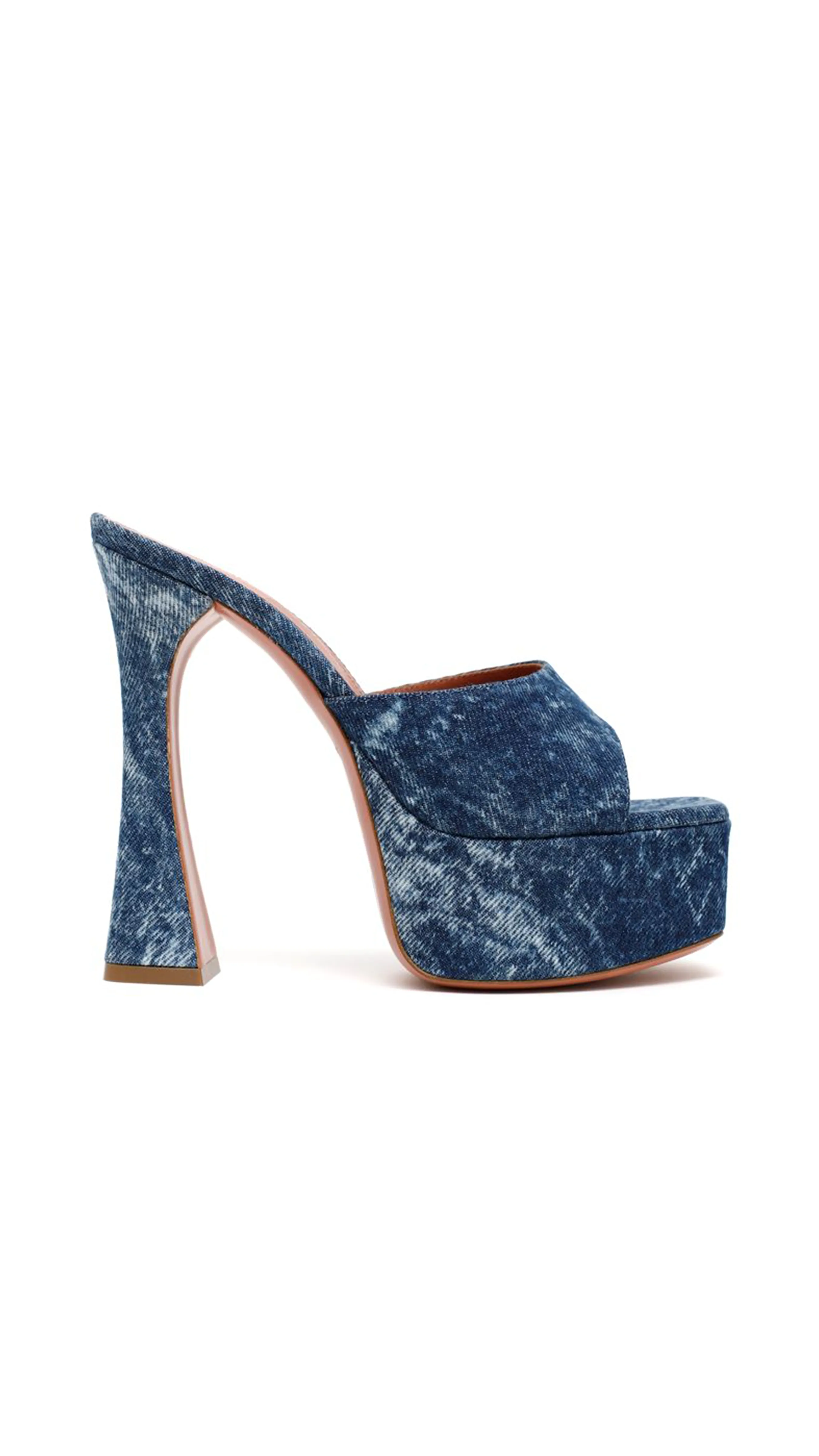 Dalida Denim Slipper - Acid Wash