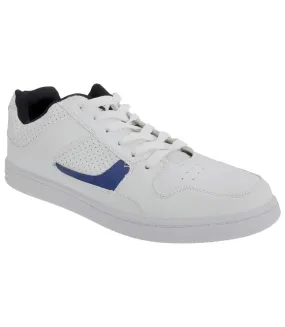 Dek Mens Euston Lace Trainers (White/Navy Blue) - UTDF916