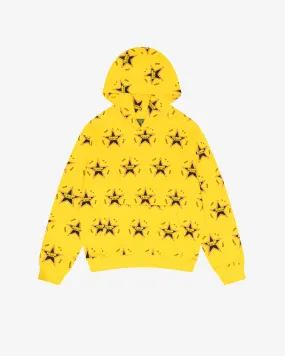 Denim Tears Men's Every Tear Is A Star All Over Hoodie  Yellow