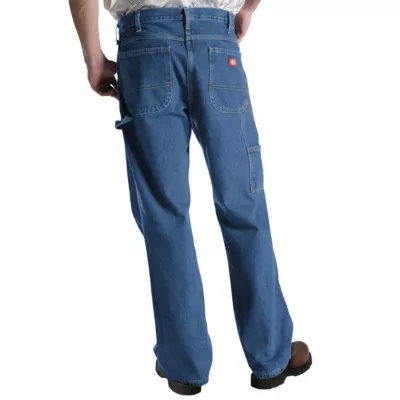 Dickies Men's Relaxed Fit Mid-Rise Carpenter Denim Jeans