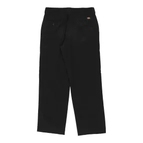 Dickies Trousers - 32W 30L Black Cotton Blend