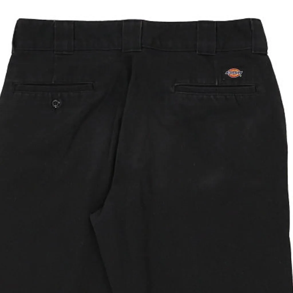 Dickies Trousers - 32W 30L Black Cotton Blend