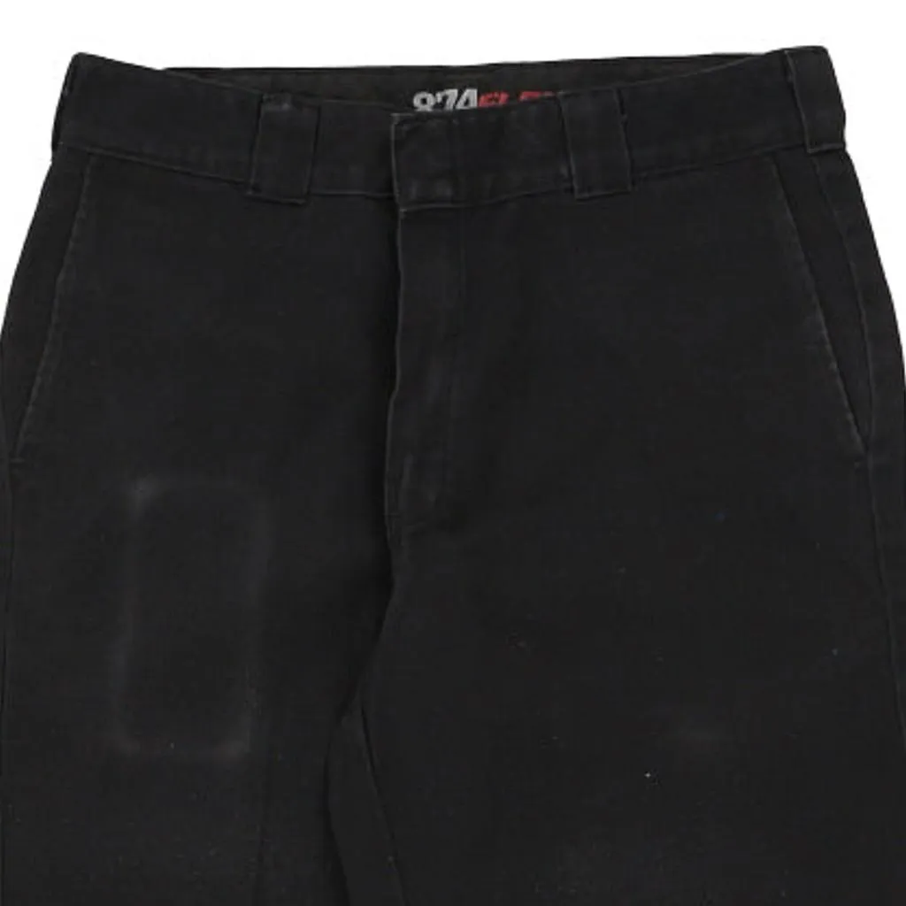 Dickies Trousers - 32W 30L Black Cotton Blend