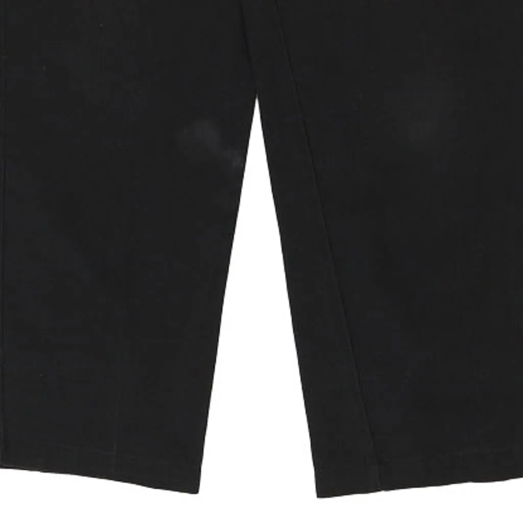 Dickies Trousers - 32W 30L Black Cotton Blend