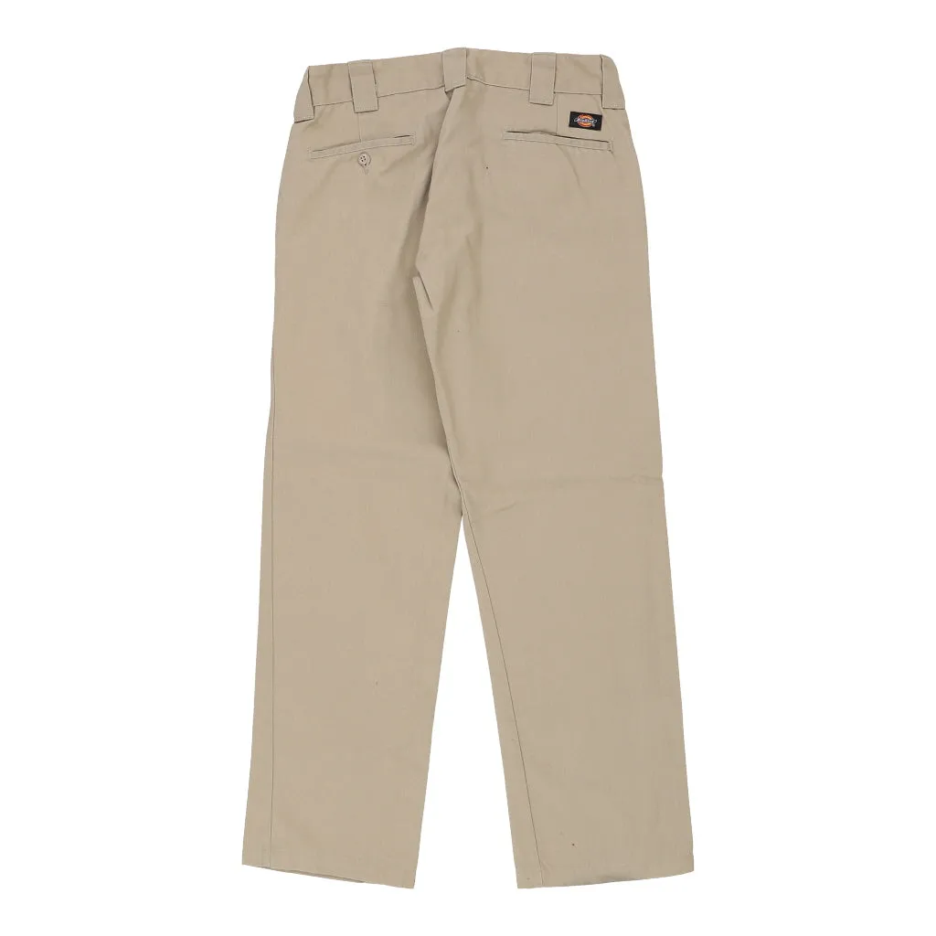 Dickies Trousers - 32W 32L Beige Cotton Blend