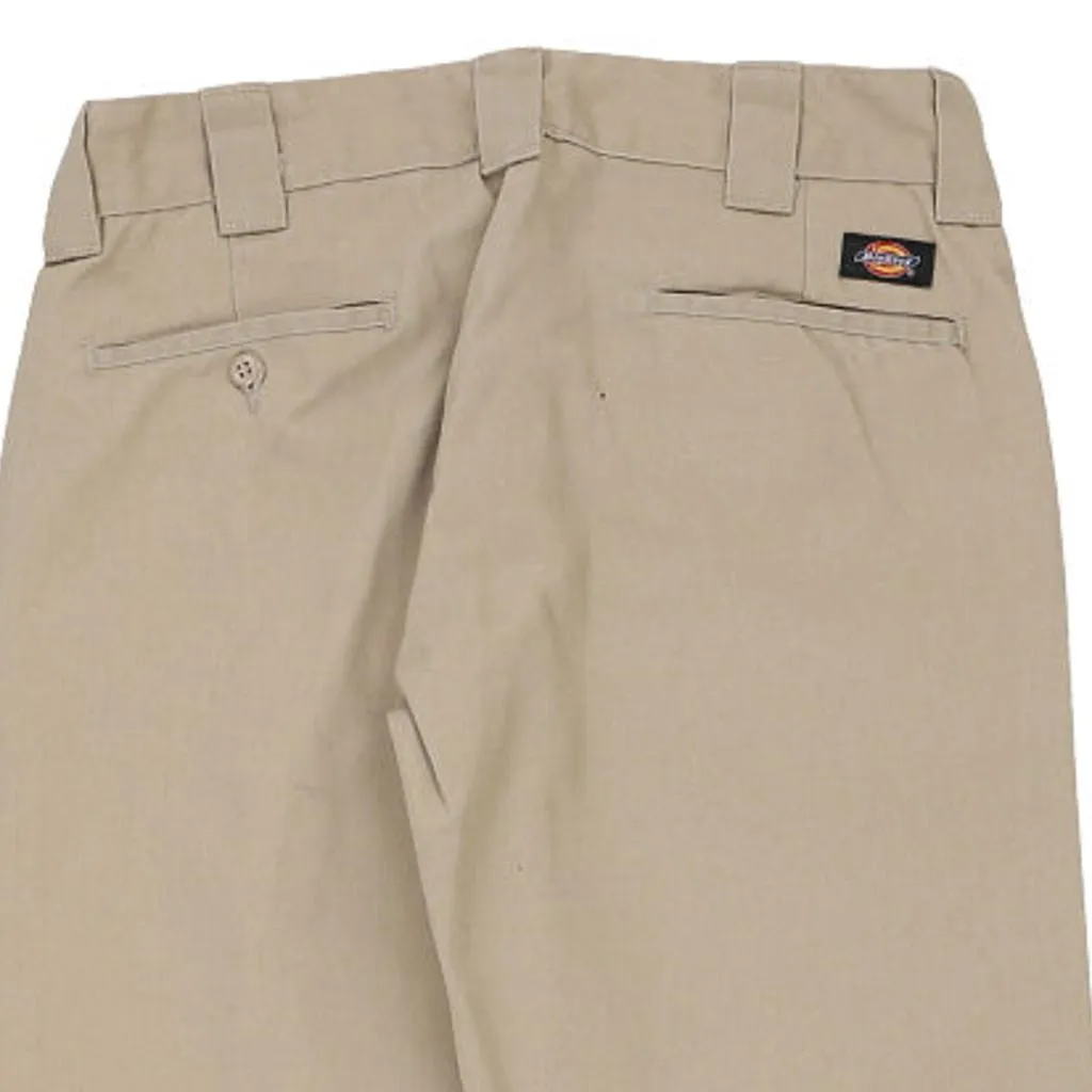 Dickies Trousers - 32W 32L Beige Cotton Blend