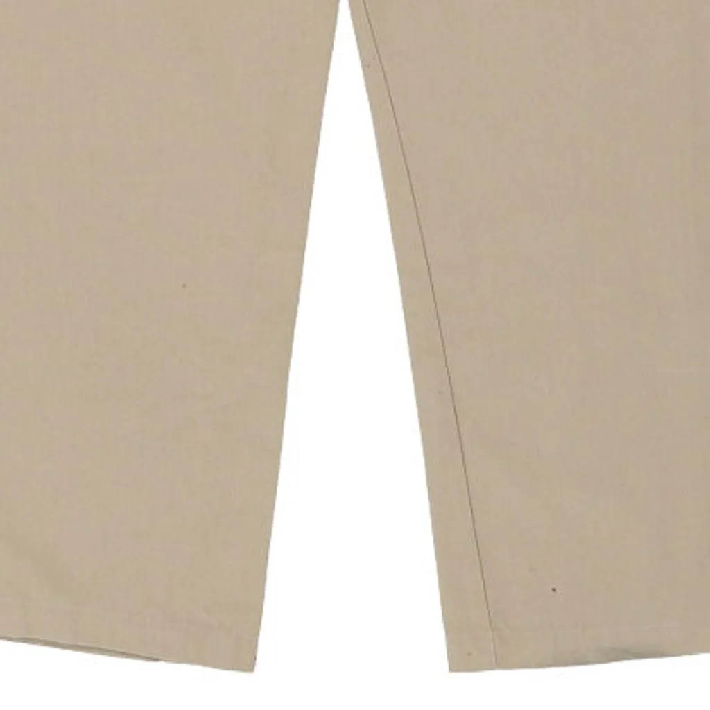 Dickies Trousers - 32W 32L Beige Cotton Blend