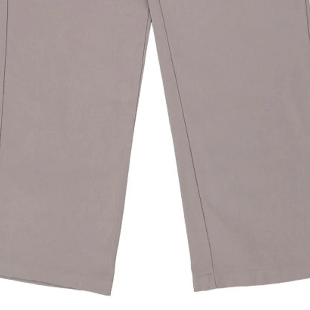 Dickies Trousers - 32W 32L Grey Cotton Blend