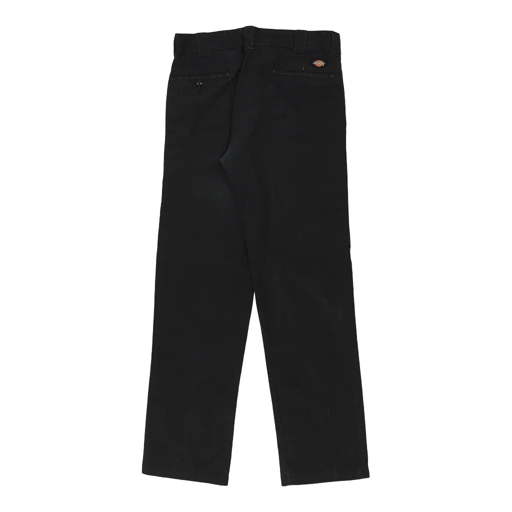 Dickies Trousers - 34W 34L Black Cotton Blend