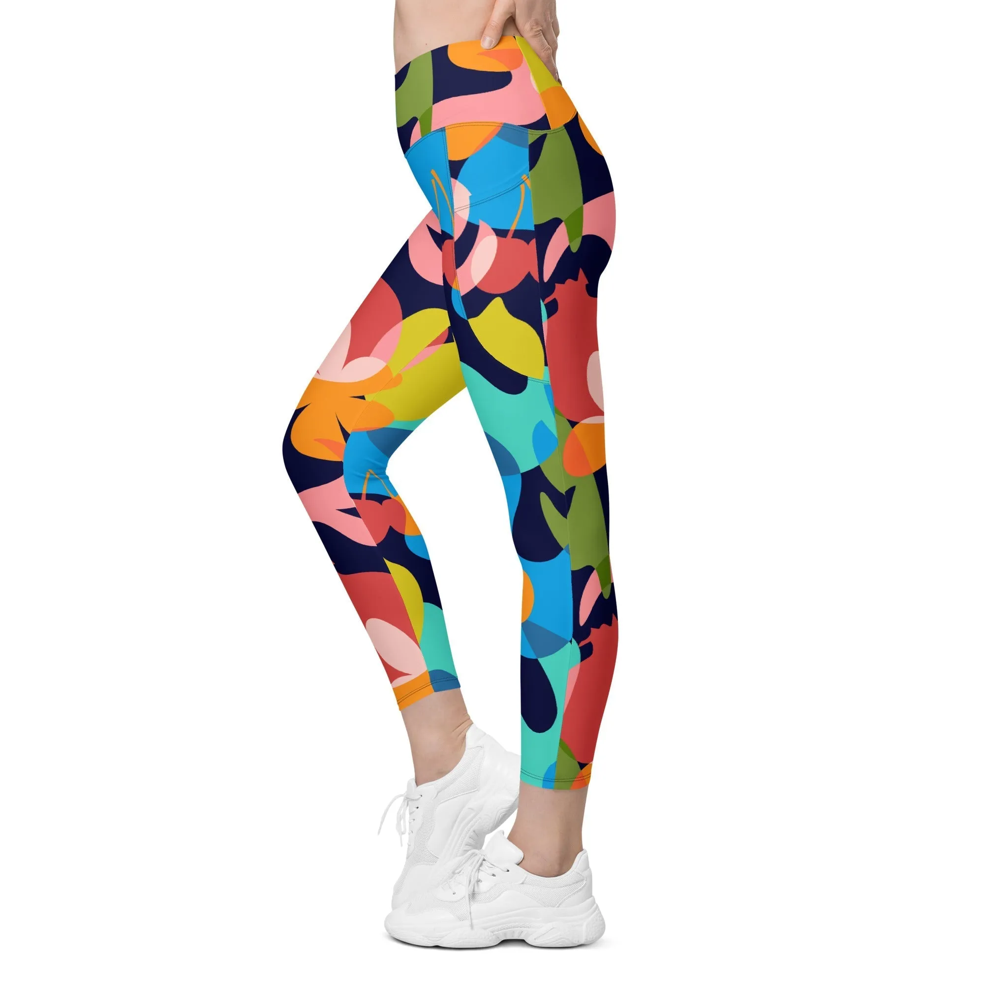 Dopamine Crossover Leggings With Pockets