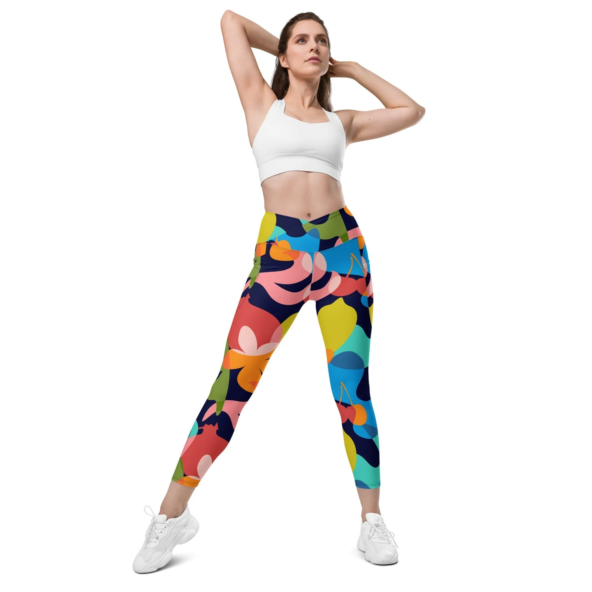 Dopamine Crossover Leggings With Pockets