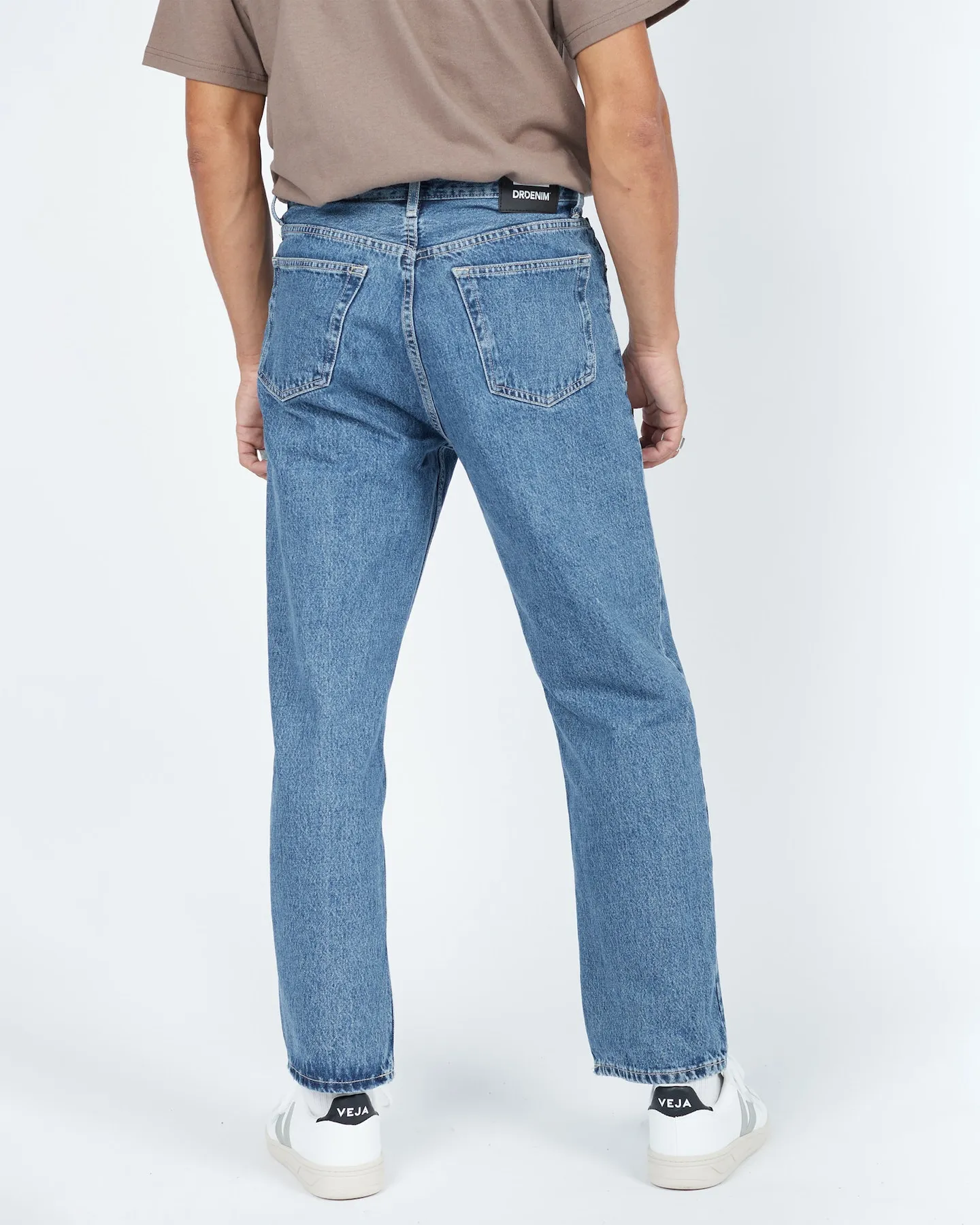 Dr Denim Dash Straight Jeans - Blue Jay Mid Retro | SurfStitch