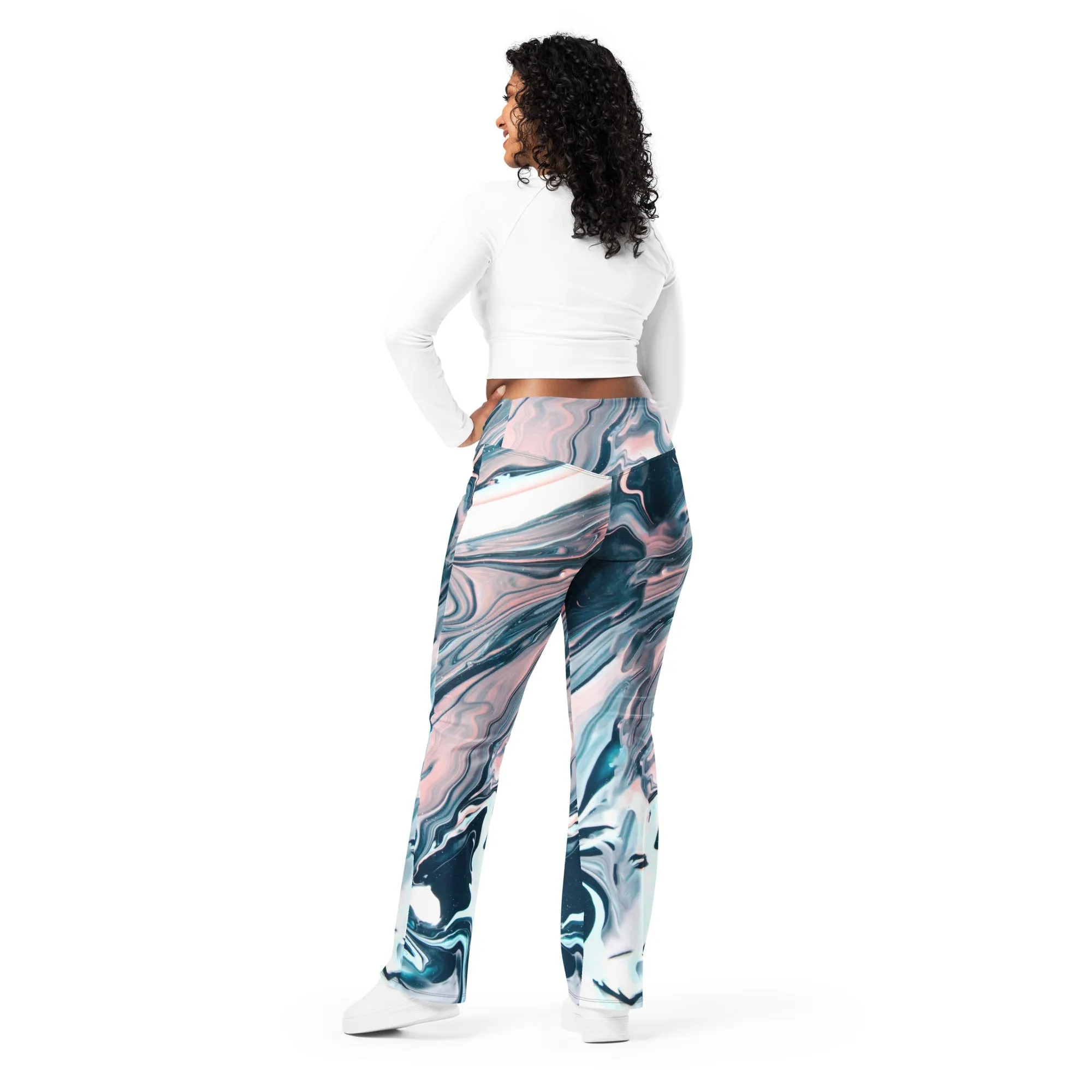 Dreamy Marble Flare Leggings