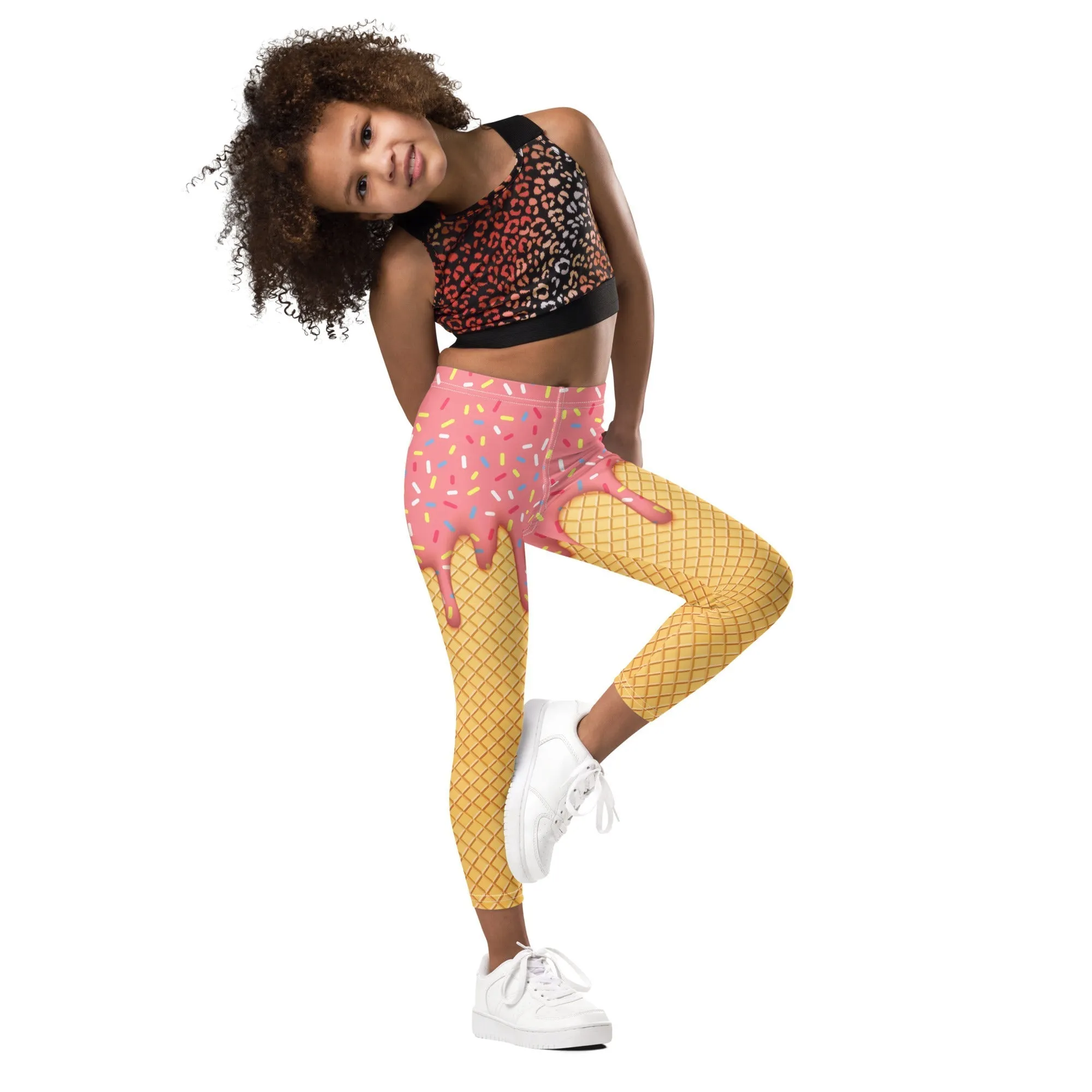 Dripping Ice Cream Kid's Leggings