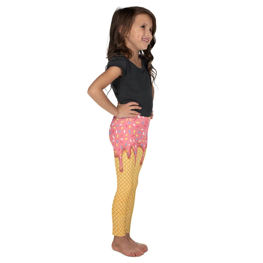 Dripping Ice Cream Kid's Leggings