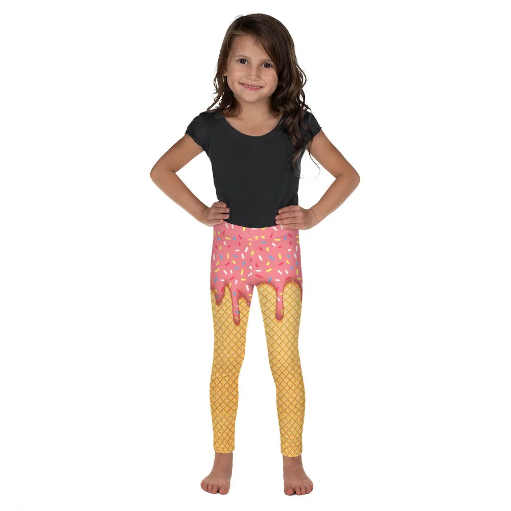 Dripping Ice Cream Kid's Leggings