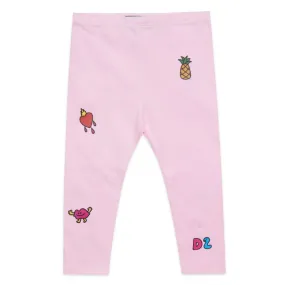 Dsquared2 Leggings Patches Pink