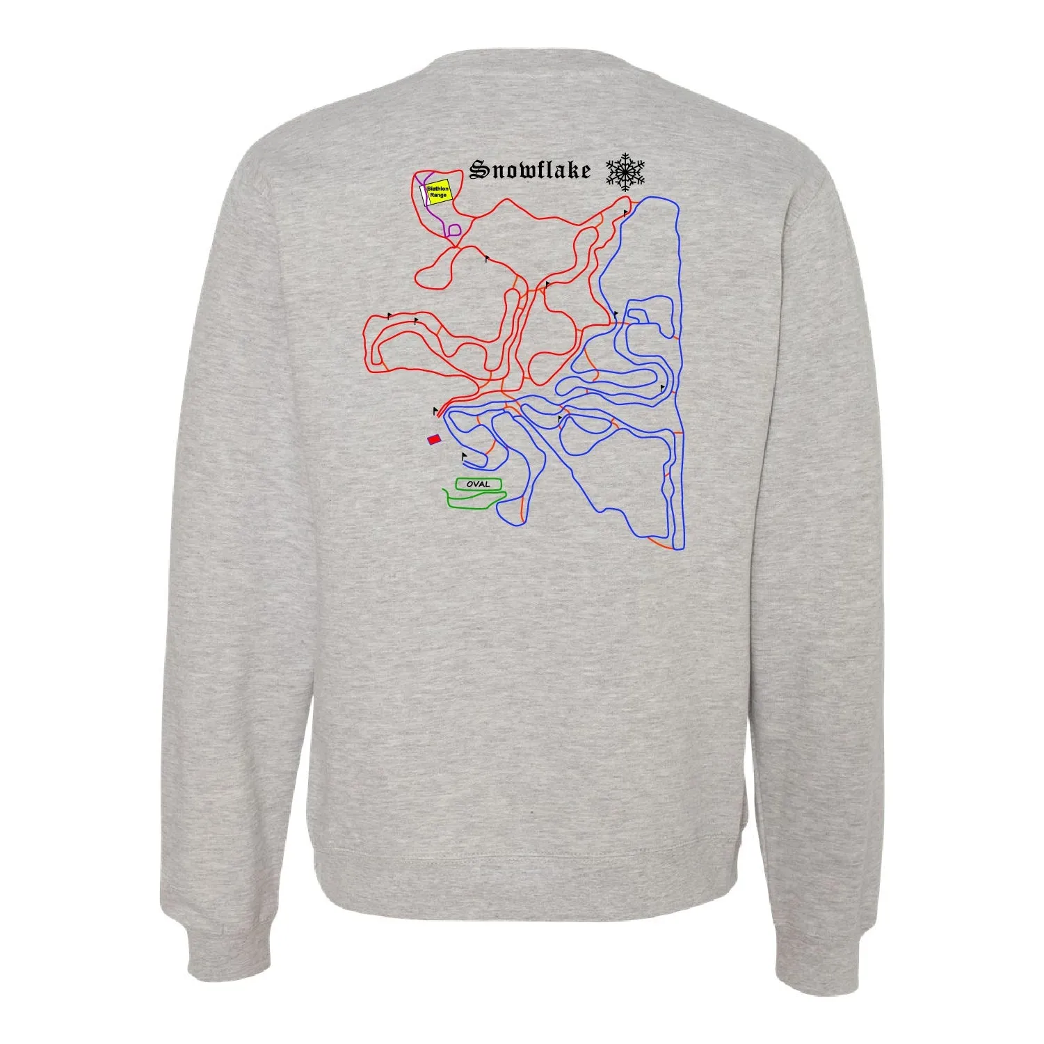 Duluth East Nordic Ski Team Unisex Midweight Crewneck Sweatshirt