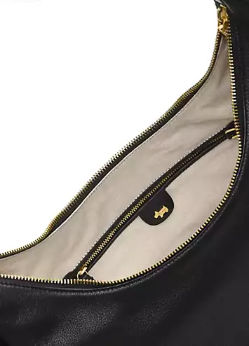 Earl Street Black Large Ziptop Shoulder Bag by Radley London | Look Again